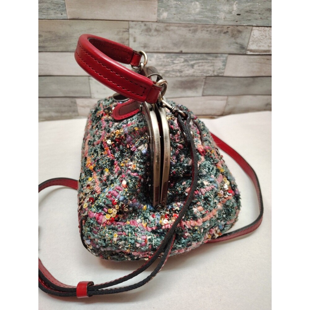 Patricia Nash Conselice Boucle Small Frame Crossbody Lava - Picture 8 of 16